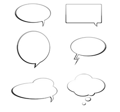 voice bubbles